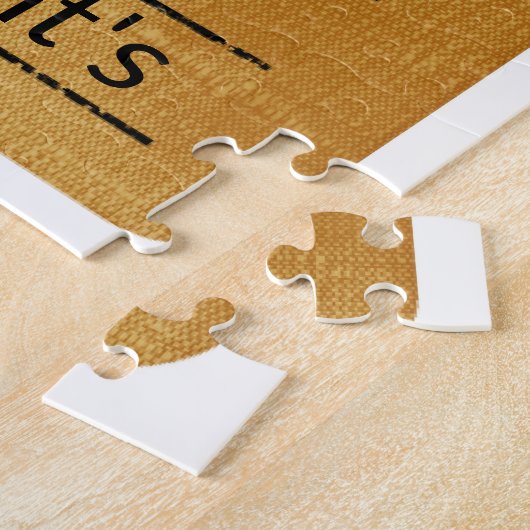 De puzzels roepen de aarde op om een lijst op te s (Zijkant)