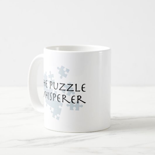 De Puzzle Whisperer Koffiemok (Voorkant links)