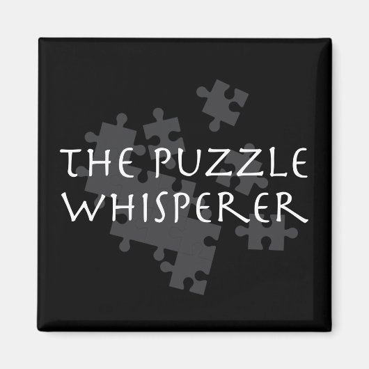 De Puzzle Whisperer Magneet (Voorkant)