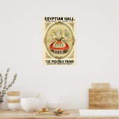 De Pygopagi Twins EGYPTIAN HALL Freak Show Circus Poster (Keuken)
