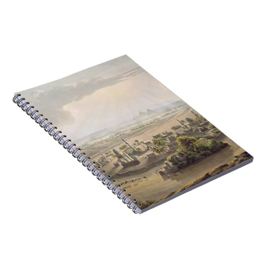 De Pyramiden in Caïro, gegraveerd door Daniel Have Notitieboek (Rechterzijde)