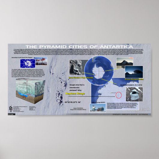 De Pyramiden van Antarctica Poster (Voorkant)
