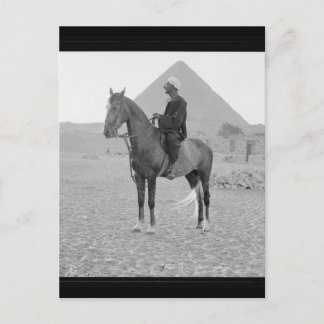 De Pyramiden van Giza met Horseman ongeveer 1934 Briefkaart