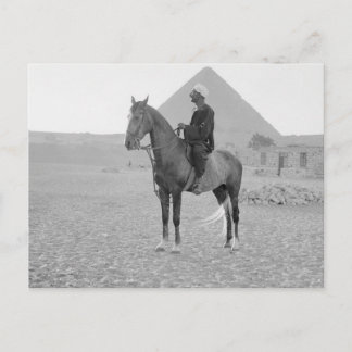 De Pyramiden van Giza met Horseman ongeveer 1934 Briefkaart