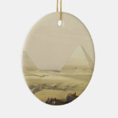 De Pyramiden van Giza, uit "Egypte en Nubia", Vol. Keramisch Ornament (Rechts)