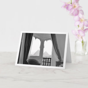 De Pyramiden van Giza uit het hotel Pyramisa Kaart