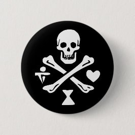 De Pyrate Saga-knop Ronde Button 5,7 Cm