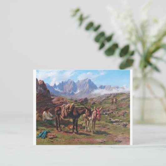 De Pyreneeën van Rosa Bonheur Briefkaart (Staand voorkant)