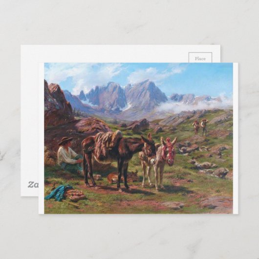 De Pyreneeën van Rosa Bonheur Briefkaart (Voorkant / Achterkant)