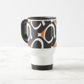 De Q Travel Mug - Oranje Reisbeker (Voorkant links)