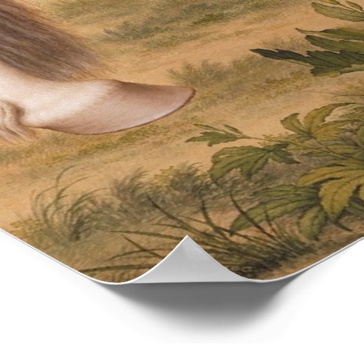 De Qianlong keizer Poster (Hoek)