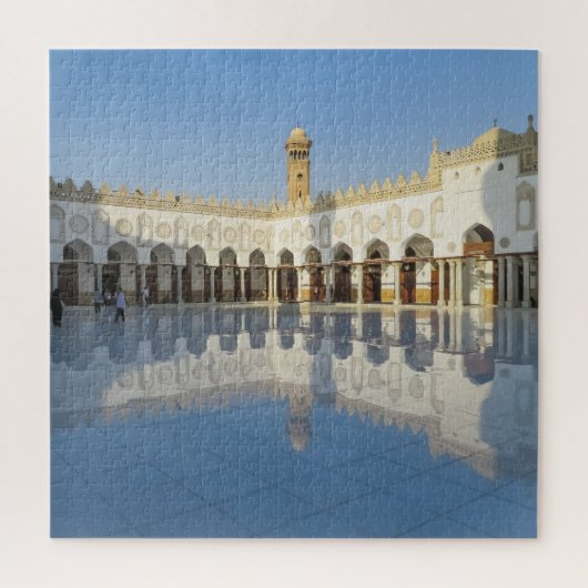 De Qibla Liwan van Azhar-moskee moslim Egypte Caïr Legpuzzel (Verticaal)