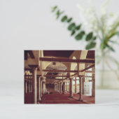 De Qibla Liwan van de moskee van Al-Azhar Briefkaart (Staand voorkant)