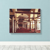 De Qibla Liwan van de moskee van Al-Azhar Canvas Afdruk (Insitu (Houten vloer))