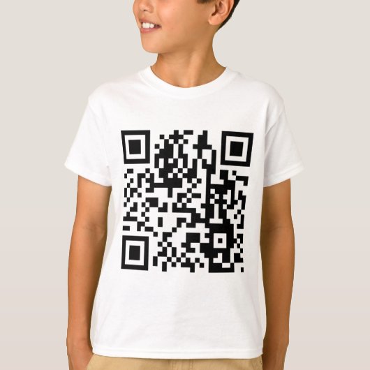 De QR-code T-shirt (Voorkant)