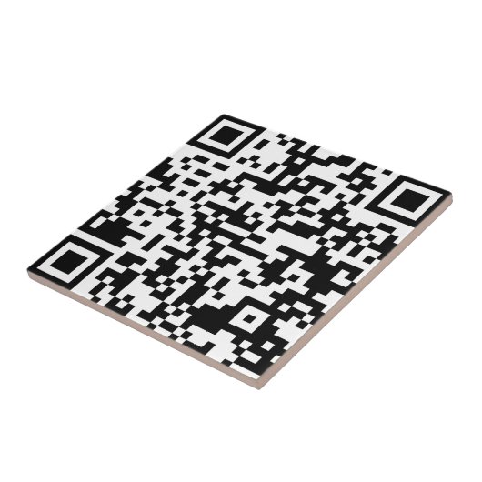 De QR-code Tegeltje (Zijkant)