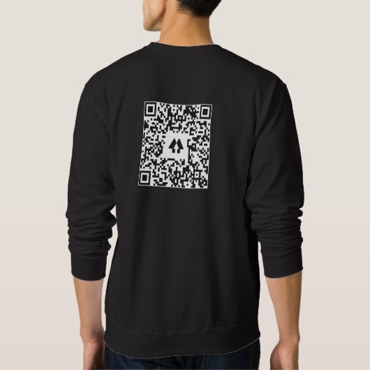 De QR-code van het Clopen-effect Trui (Achterkant)