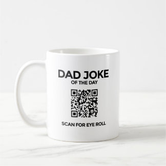 De QR Dad Joke Mok - Wit