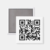 De QR-kubus | Koelkast Magneet (Voorkant / Achterkant)