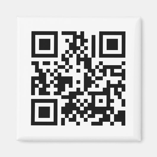 De QR-kubus | Koelkast Magneet (Voorkant)