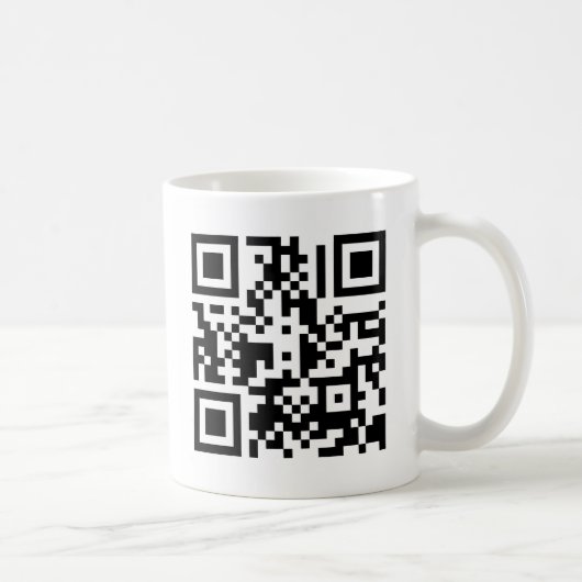 De QR-kubus | Koffie-Mok Koffiemok (Rechts)