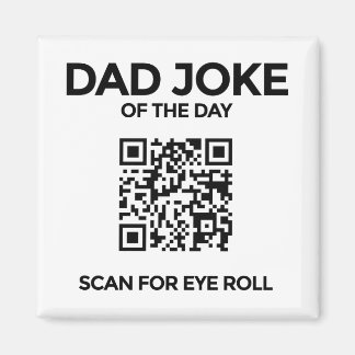 De QR Vadergrapmagneet Magneet
