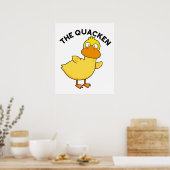 De Quacken Grappige Eend Pun Poster (Keuken)