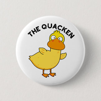 De Quacken Grappige Eend Stomme Pun Ronde Button 5,7 Cm