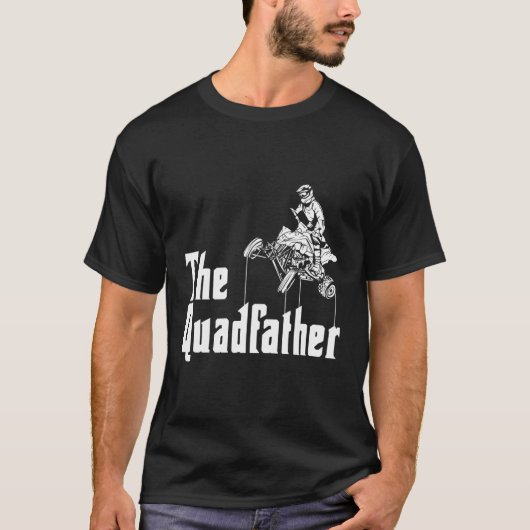 De Quadfather ATV Quad Bike T-shirt (Voorkant)