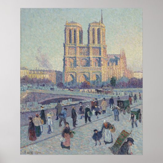 De Quai Saint-Michel Poster (Voorkant)