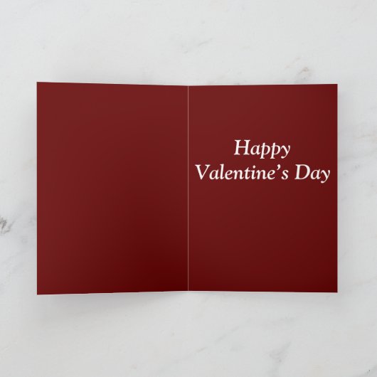 De Queen of hearts Valentijn’s Day kaart (Binnen)