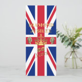 De Queens Diamond Jubilee Kaart (Staand voorkant)