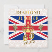 De Queens Diamond Jubilee Kaart (Voorkant)