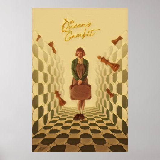 De Queens Gambit Poster (Voorkant)
