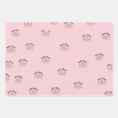 De Queen's Wrapping Paper - Flat Sheet Set van 3 (Voorkant)