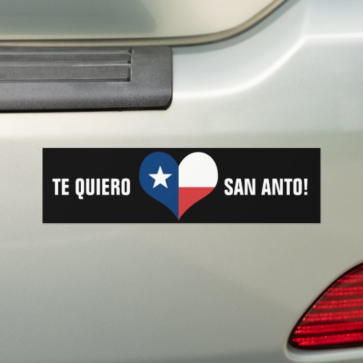 De Quiero San Anto. Bumpersticker (Op auto)