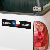 De Quiero San Anto. Bumpersticker (Op Truck)