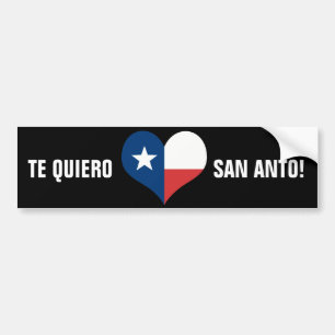 De Quiero San Anto. Bumpersticker