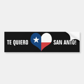 De Quiero San Anto. Bumpersticker