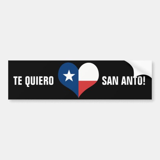 De Quiero San Anto. Bumpersticker (Voorkant)