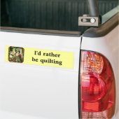 De Quilter Bumpersticker (Op Truck)