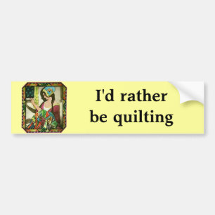 De Quilter Bumpersticker