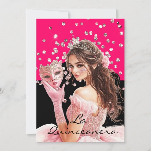 De Quinceanera Uitnodiging (Voorkant)