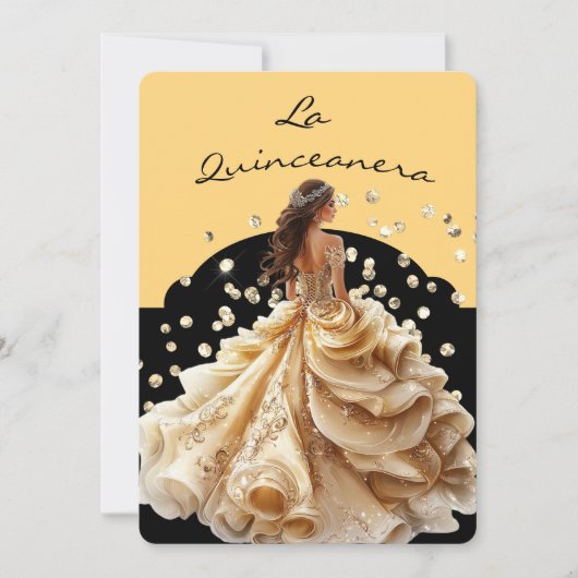 De Quinceanera Uitnodiging (Voorkant)