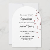De Quinceanera Uitnodiging (Achterkant)