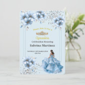 De Quinceanera Uitnodiging (Staand voorkant)