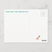 De Quirk-Briefkaarten omsluiten Briefkaart (Achterkant)