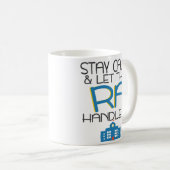 De RA-medewerker mag de IT-koffie-Mok behandelen Koffiemok (Voorkant rechts)