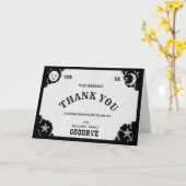 De Raad Halloween van de geest dankt u Wenskaart Kaart (Gele Bloem)