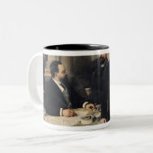 De raad van bestuur tweekleurige koffiemok (Voorkant links)